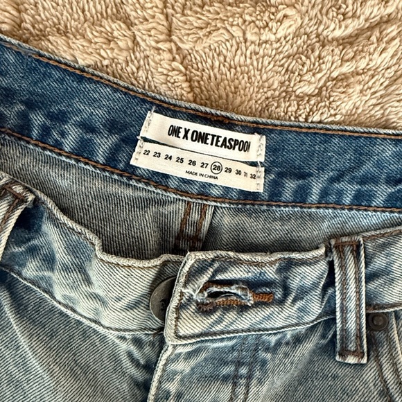 One Teaspoon Distressed Awesome Baggies Jeans - Picture 4 of 9